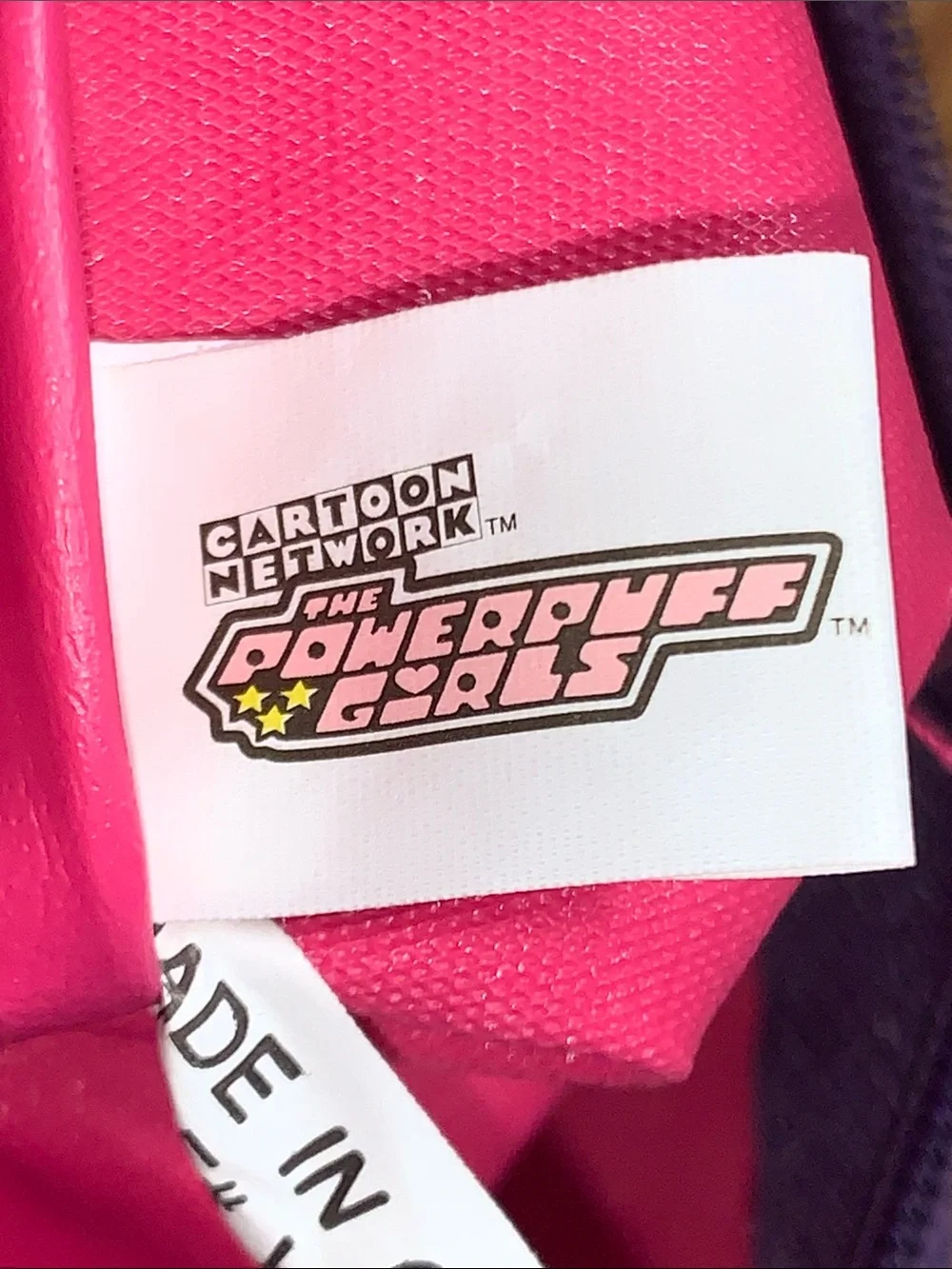 VINTAGE Y2K POWERPUFF GIRLS 2000 CARTOON NETWORK BAG